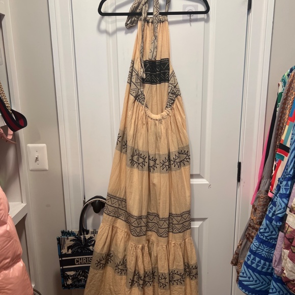 Pearl and Caviar Zakar Evil Eye Halter Dress - Picture 2 of 3